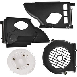 Trkimal Air Director Assy, Cooling Fan Cover Assembly Replacement for GY6 50cc 80cc ATV Quad 4 Wheeler Go Kart Moped Scooter (GY6-50/80)