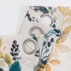MYSKY HOME 95 Inch Curtains Semi Sheer Linen Blended Window