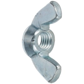 TRUSCO B37-0006 Wing Nuts, Unichrome Size M6 x 1.0, Pack of 56
