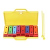 8 Note Colorful Resonator Bells with Case Removable Plates Plastic