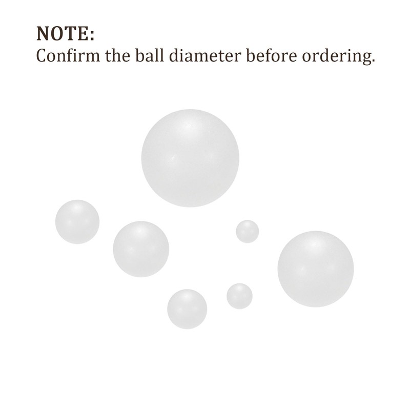 Kozelo 100pcs PP Balls - [8mm] Plastic Bearing Ball for