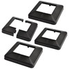 4 Pcs Post Skirt, Post Base Cover, 100x100 mm Plastic