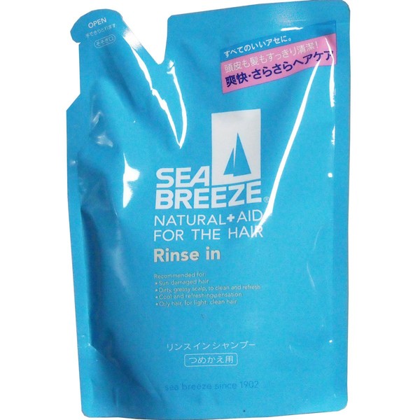 [Bulk buying] Sea Breeze Rinse in Shampoo Refill 400ml x 2 sets