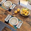 Sea Sunset Linen Placemats Set of 6, Decorative Table Mats