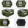 Outdoor Military Marching Compass, EUBSWA Professional Compass Bearing Compass Pocket
