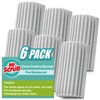 6 Pack Damp Dusting Sponge Duster, Grey Dust Cleaning Sponge,