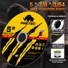 Cut Off Wheels 5", PRETEC 50+5 Pack Metal Cutting Wheel,Thin