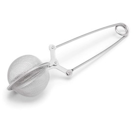 Fox Run Silver Mesh Spring Tea Infuser, 2 x 1.5 x 6.25 inches, Metallic