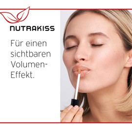 Nutrakiss Lip Plumper "Nude" - Natural Lip Booster with Niacin (Vitamin B3) I Liquid Lipstick I Lip Plumper I Lipstick for Full Lips I Made in Germany I 5 ml
