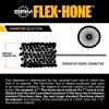 FLEX HONE Cylinder Hone 4-1/2" Max Bore Diameter, 240 Grit