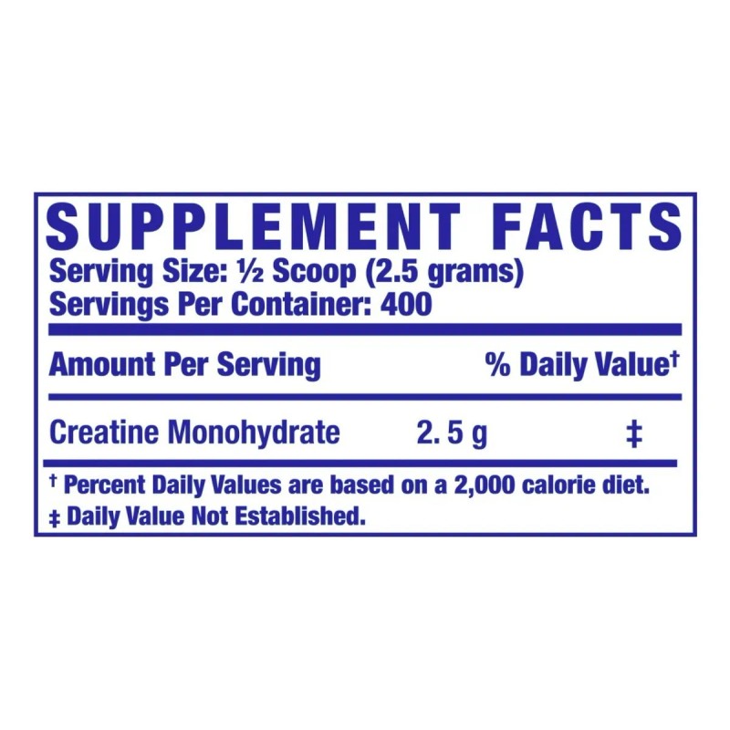 Creatina Ronnie Coleman Creatine Xs 1 Kg 400 Servicios Sabor