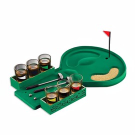 CREHNIL Table Top Golf Shots Drinking Mini Game Set Funny Gag Gifts for Men