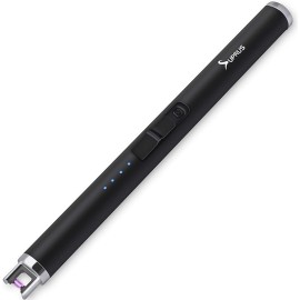 SUPRUS Lighter Electric Candle USB Type C Rechargeable Lighter with LED Display