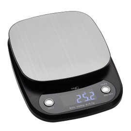 TFA Dostmann Apple Pie Digital Kitchen Scales, 50.2005.10, 0.1 g Resolution, with Tare Weighing Function, Extended Shut-Off Function, Digital Scales for Food up to 5 kg, Modern, Illuminated Display,