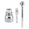 Universal Socket Wrench Set 10‑19mm 3/8 Adapter Adjustable Socket Spanner