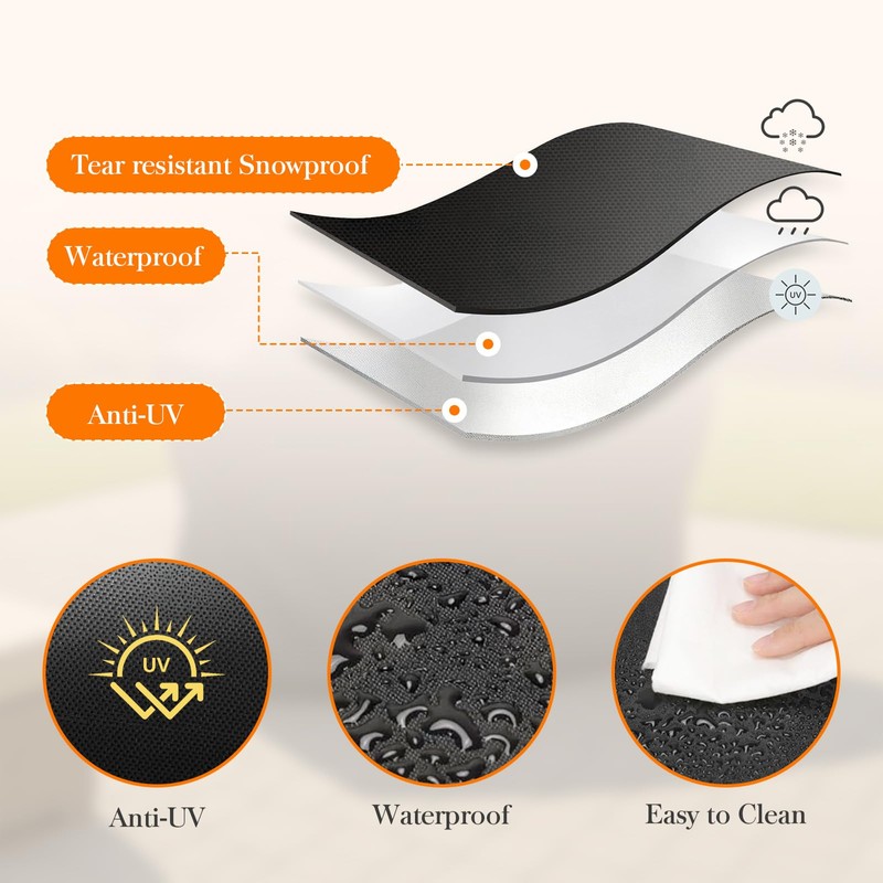 SEAVERRS Grill Cover - Protective Cover for Ninja PG301,for Ninja