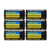 Panasonic CR123 CR123A 3V Lithium Battery (6 Pack)