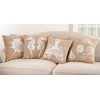 SARO LIFESTYLE Neptunian Collection Down Filled Shell Throw Pillow/, Shell,