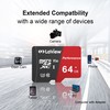 LaView 64GB Micro SD Card, Micro SDXC UHS-I Memory Card