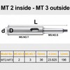 LEPEVNEY Morse Taper MT2-MT3 Diameter 36 mm Length 196 mm