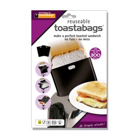 Toastabags Toast Bags 300 use (Pack of 10), Acrylic, Black