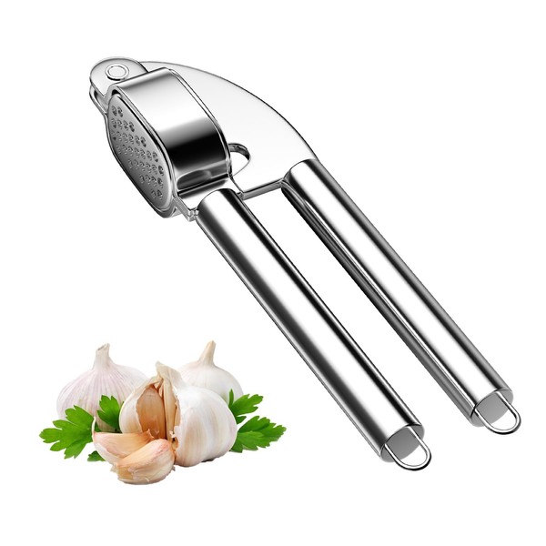 ELEVO Prensa de Ajo, Exprimidor de Ajos Profesional, Triturador de