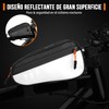 WOTOW Bolsa Triangular para Bicicleta, Bolsa Impermeable Triángulo para Cuadro