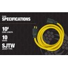 Southwire 65172740 Foot 30Amp Generator Cord; 10-Gauge Heavy Duty Electrical