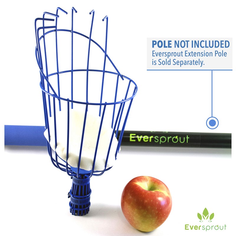 EVERSPROUT Twist-On Fruit Picker Basket, Twists onto Standard US Threaded