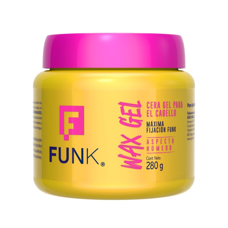 Funk, Cera Gel para cabello Moldea y estiliza, 280 g