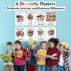 bqw Diversity Posters for Classroom Decor - 11x17 Inch Inclusion