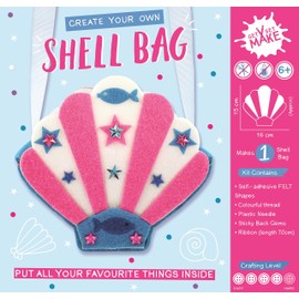 Express Yourself MIP Get Set Make Create Your Felt Sea Shell Bag Kids Craft Kit for Kids GSET012