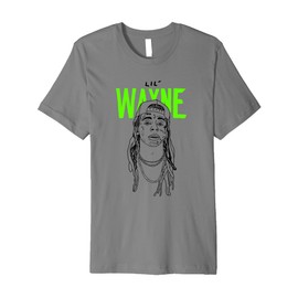 Lil Wayne Illustrated Face Logo Premium T-Shirt