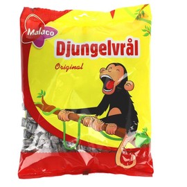 Malaco Djungelvrål Swedish Jungle Roar 450g / 15.87 Oz (Soft Salty Licorice)