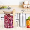 Deeriz Airtight Food Storage Containers with Bamboo Lids and Spoon