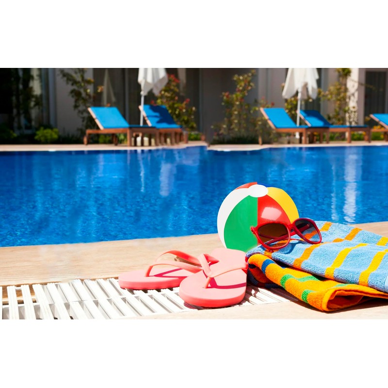 12" Rainbow Colored Party Pack Inflatable Beach Balls - Beach
