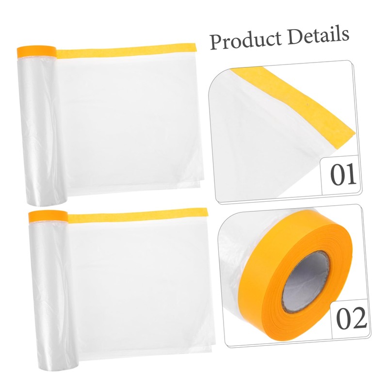 COHEALI Window Insulation Film Roll Weatherproof Heat Retention for Winter