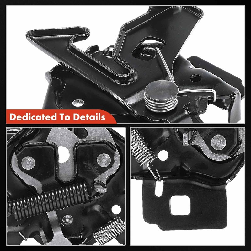 A-Premium Hood Latch Lock Assembly Compatible with Ford Vehicles -