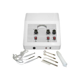 Professional 2-in-1 Tabletop Facial Machine, Multifunction Exfoliation Spa Equipment with High Frequency Facial and Galvanic Facial