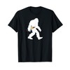 Fun Bigfoot Carrying Gnome Sasquatch With Lawn Figurine T-Shirt
