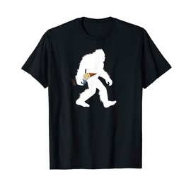 Fun Bigfoot Carrying Gnome Sasquatch With Lawn Figurine T-Shirt