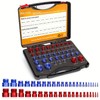 44Pcs Alloy Nut and Bolt Thread Inspector, Charge-Free Thread Gauge,