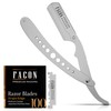 100 Blades + Facón Classic Professional Straight Edge Barber Razor