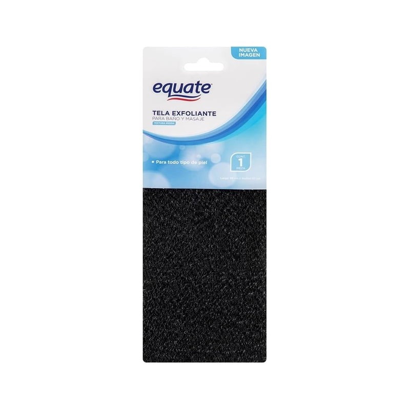 Tela exfoliante Equate para baño y masaje men 1 pza