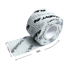 Element 26 Athletic Weight Lifting Tape - Premium Thumb and Finger Tape - Black Hook Grip - Sticky and Stretchy with Sweat Resistant Adhesive (3 Rolls - 1.5" Width, White)