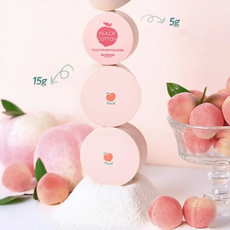 Skinfood Peach Cotton Multi Finish Powder 5g