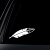 Feather Bald Eagle Native American Car Decal Sticker 5" Diameter