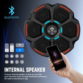 PHYLOKS Music Boxing Machine, Boxing Equipment, Music Boxing Machine for Adults & Kids, Boxing Machine Wall Mounted Music, Music Punching Machine, Boxing Music Punch with Gloves