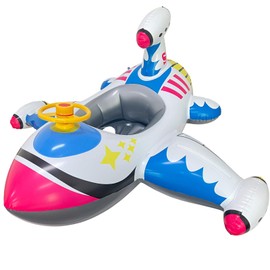Toddler Pool Float with Seat | Airplane Inflatable Baby Floatie for Kids, Safe and Fun Pool Toy for Toddlers (Airplane)