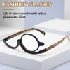DWFEYOI Makeup Glasses, Rotating Single Lenses Makeup Glasses, Rotating Makeup